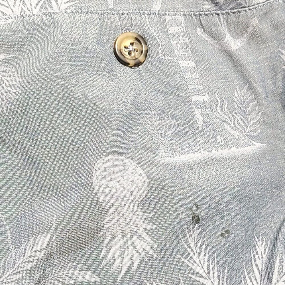 Hurley Medium Asylum Volley 17 Shorts Gray Pineapple Palm Tree Casual Wear - Picture 11 of 14